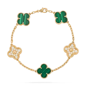 【2026】【Vancleef & Arpels】 ヴィンテージ アルハンブラ ブレスレット、5モチーフ
