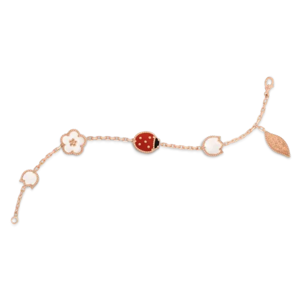 【2026】【Vancleef & Arpels】 ラッキー スプリング ブレスレット、5 モチーフ
