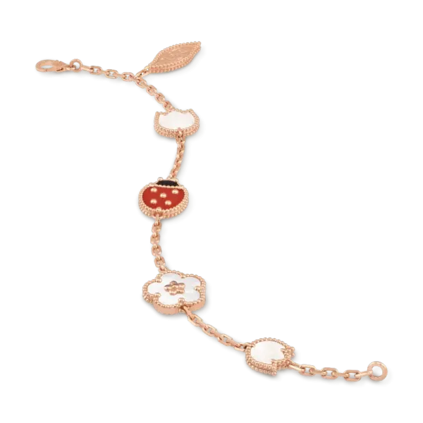 【2026】【Vancleef & Arpels】 ラッキー スプリング ブレスレット、5 モチーフ