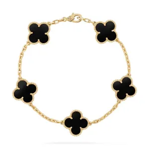 【2026】【Vancleef & Arpels】 ヴィンテージ アルハンブラ ブレスレット、5モチーフ