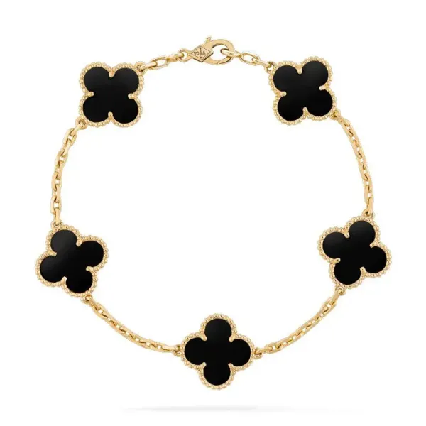 【2026】【Vancleef & Arpels】 ヴィンテージ アルハンブラ ブレスレット、5モチーフ