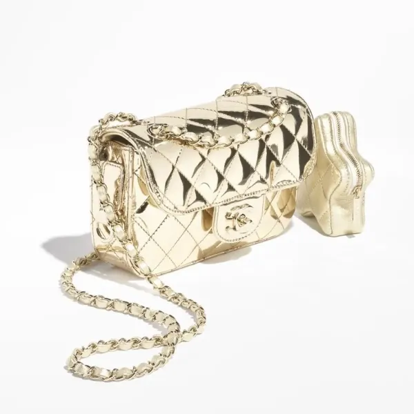 【2026】Cruise CHANEL シャネルミニフラップバッグ＆スターコインケース付 12.5 × 19 × 5 cm