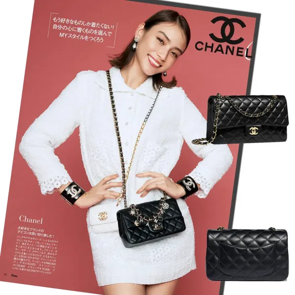 【2026】【CHANEL】シャネル マトラッセ25Wフラップチェーンショルダーバッグ A01112 キャビアスキン 24 cm × 16 cm × 7 cm