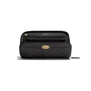 【2026】CHANEL【シャネル】BOY ロングジップ財布 10.5×19.5×2cm