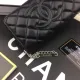 【2026】【CHANEL】シャネル 人気の新作バカ売れ商品菱形チェック柄の刺しゅう入りバラ財布 19.5*10.5cm