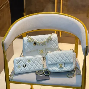 【2026】【CHANEL】 シャネル定番人気 ミニ マトラッセ☆CHANEL☆Mini Flap Bag3点セット お得