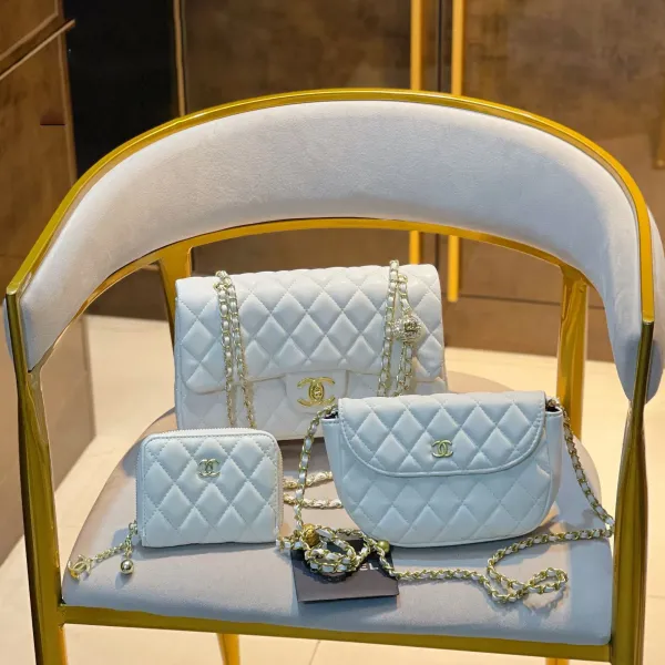 【2026】【CHANEL】 シャネル定番人気 ミニ マトラッセ☆CHANEL☆Mini Flap Bag3点セット お得