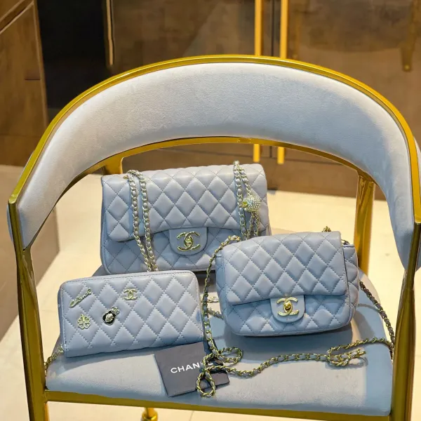 【2026】【CHANEL】 シャネル定番人気 ミニ マトラッセ☆CHANEL☆Mini Flap Bag3点セット お得