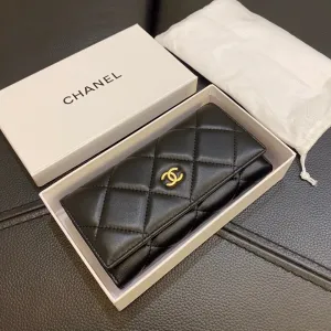【2026】【CHANEL】 シャネル【長財布】ロングフラップウォレット 19x10cm