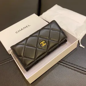 【2026】【CHANEL】 シャネル【長財布】ロングフラップウォレット 19x10cm