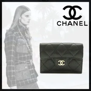【2026】【CHANEL】 大人気☆CHANEL☆*シャネル マトラッセ 三つ折り財布 ミニ財布 7.5×12×2.5cm
