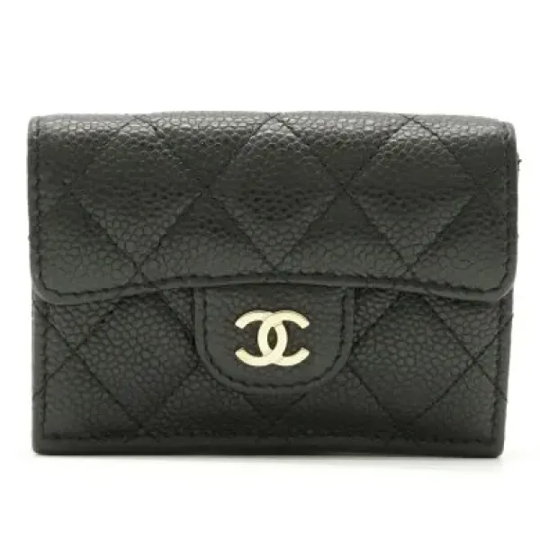 【2026】【CHANEL】 大人気☆CHANEL☆*シャネル マトラッセ 三つ折り財布 ミニ財布 7.5×12×2.5cm