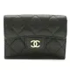 【2026】【CHANEL】 大人気☆CHANEL☆*シャネル マトラッセ 三つ折り財布 ミニ財布 7.5×12×2.5cm