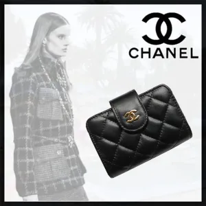 【2026】【 CHANEL】シャネル キャビアレザー カードホルダー【財布】