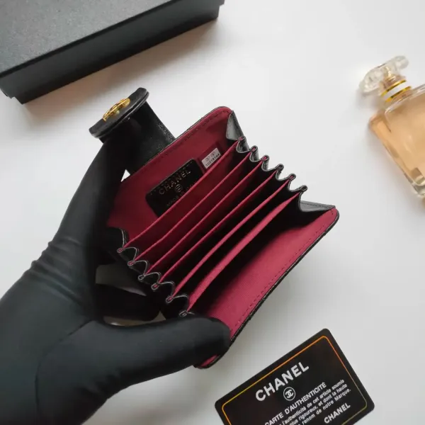 【2026】【 CHANEL】シャネル キャビアレザー カードホルダー【財布】