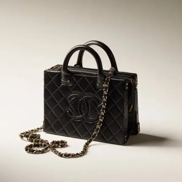 【2026】【完売必至】CHANEL バニティケース バッグ  4カラー 20.5*15*10.5cm