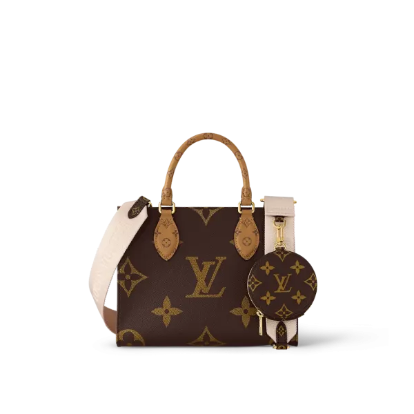 【2026】LV【LOUIS VUITTON 公式旗艦店】ルイヴィトン 斜めがけバッグ オンザゴー PM 25 x 19 x 11.5cm