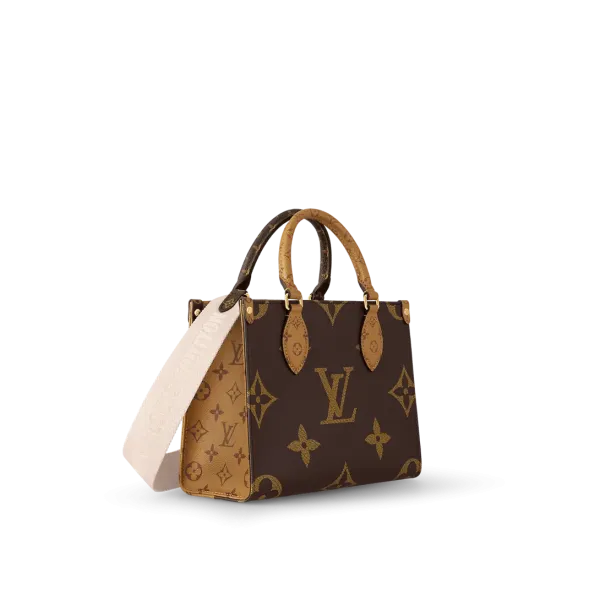 【2026】LV【LOUIS VUITTON 公式旗艦店】ルイヴィトン 斜めがけバッグ オンザゴー PM 25 x 19 x 11.5cm