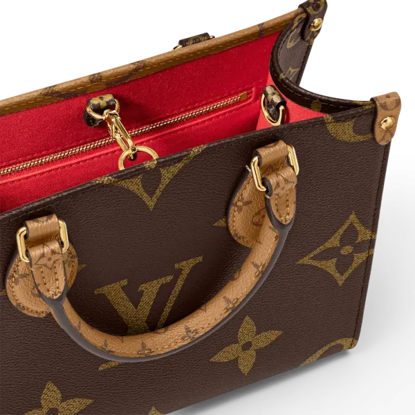【2026】LV【LOUIS VUITTON 公式旗艦店】ルイヴィトン 斜めがけバッグ オンザゴー PM 25 x 19 x 11.5cm