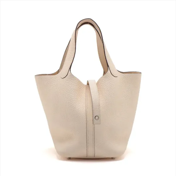 【2026】【HERMES   公式旗艦店】ハンドバッグエルメス ピコタンロックPM トリヨンクレマンス ナタ シルバー金具