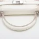 【2026】【HERMES   公式旗艦店】ハンドバッグエルメス ケリー25ニロティカスマット ヒマラヤ シルバー金具