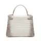 【2026】【HERMES   公式旗艦店】ハンドバッグエルメス ケリー25ニロティカスマット ヒマラヤ シルバー金具