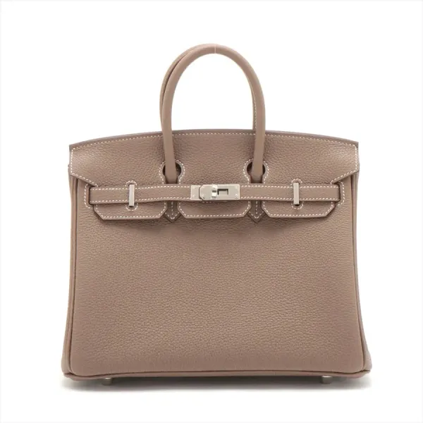 【2026】【HERMES   公式旗艦店】ハンドバッグエルメス バーキン25 トゴ エトゥープ シルバー金具