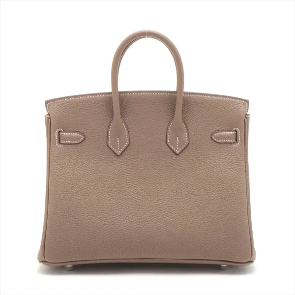 【2026】【HERMES   公式旗艦店】ハンドバッグエルメス バーキン25 トゴ エトゥープ シルバー金具