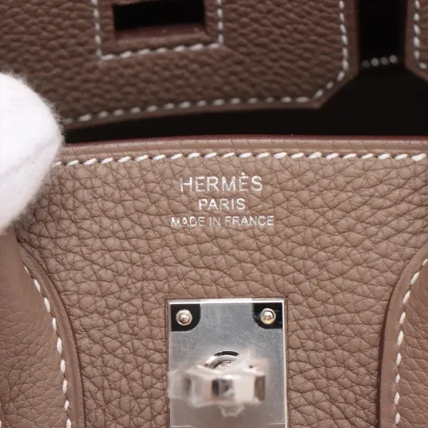 【2026】【HERMES   公式旗艦店】ハンドバッグエルメス バーキン25 トゴ エトゥープ シルバー金具