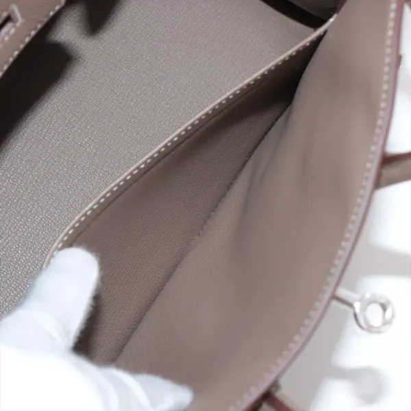 【2026】【HERMES   公式旗艦店】ハンドバッグエルメス バーキン25 トゴ エトゥープ シルバー金具