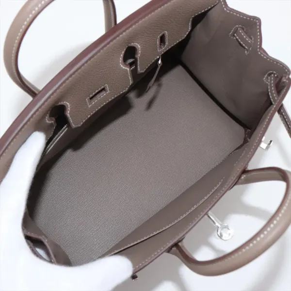 【2026】【HERMES   公式旗艦店】ハンドバッグエルメス バーキン25 トゴ エトゥープ シルバー金具