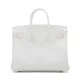 【2026】【HERMES   公式旗艦店】ハンドバッグエルメス バーキン25 ヴォーエプソン ホワイト シルバー金具 25*19*13.5