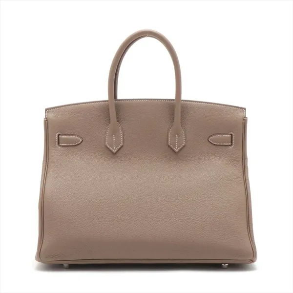 【2026】【HERMES   公式旗艦店】ハンドバッグエルメス バーキン35 トゴ エトゥープ シルバー金具 35*27.5*18.5cm