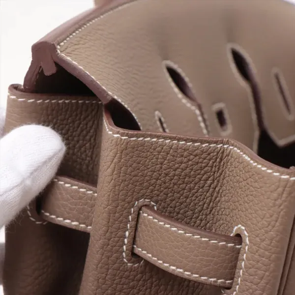 【2026】【HERMES   公式旗艦店】ハンドバッグエルメス バーキン35 トゴ エトゥープ シルバー金具 35*27.5*18.5cm