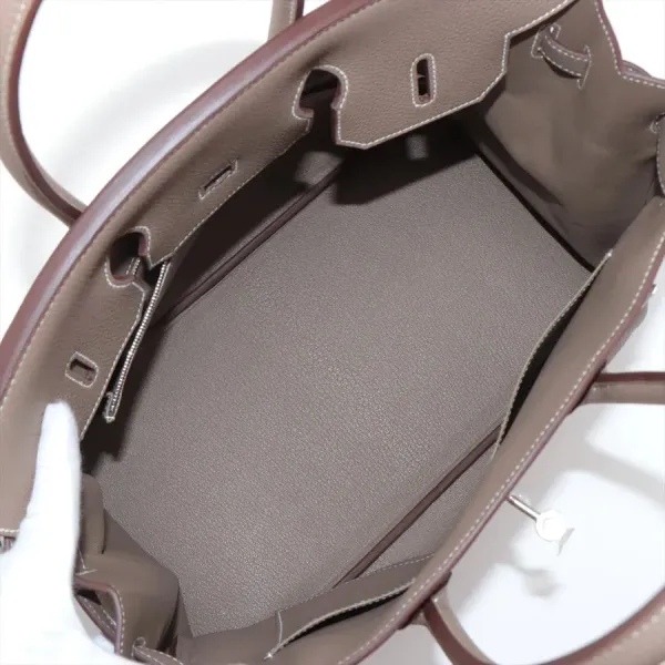【2026】【HERMES   公式旗艦店】ハンドバッグエルメス バーキン35 トゴ エトゥープ シルバー金具 35*27.5*18.5cm