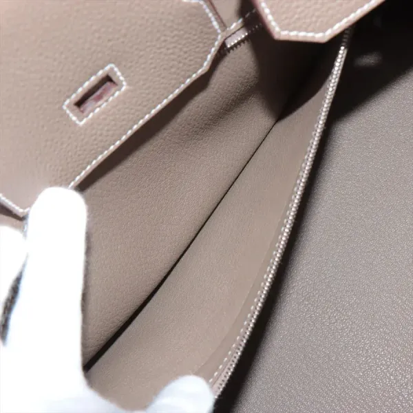 【2026】【HERMES   公式旗艦店】ハンドバッグエルメス バーキン35 トゴ エトゥープ シルバー金具 35*27.5*18.5cm