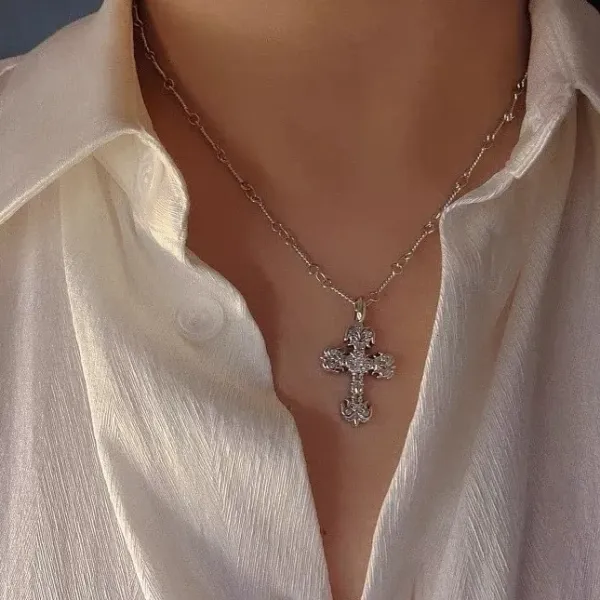 【2026】【CHROME HEARTS】ネックレス、新しいネックレス万能シンプルファッションオーナメント