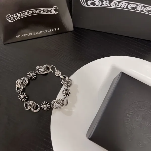 【2026】【2026】【CHROME HEARTS】ブレスレット、ファッションシンプルなスタイル