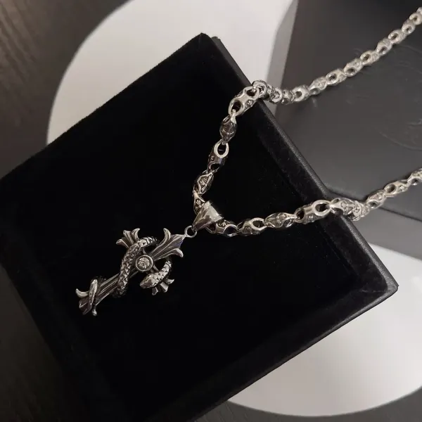 【2026】【CHROME HEARTS】ネックレス、新しいネックレス万能シンプルファッションオーナメント
