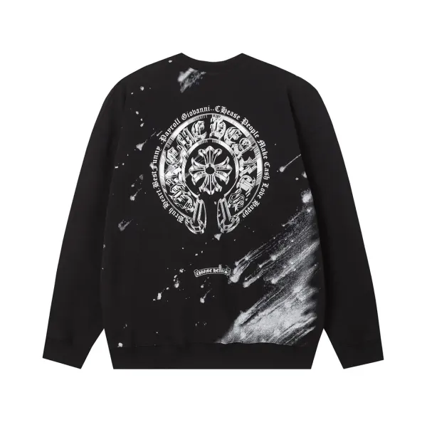 【2026】【CHROME HEARTS 公式旗艦店】クロムハーツ  丸首の衛衣  スウェットご好評に付き再入荷！