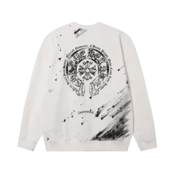 【2026】【CHROME HEARTS 公式旗艦店】クロムハーツ  丸首の衛衣  スウェットご好評に付き再入荷！