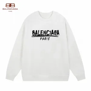 【2026】【BALENCIAGA 公式旗艦店】バレンシアガ 丸首の衛衣 スウェット ご好評に付き再入荷！