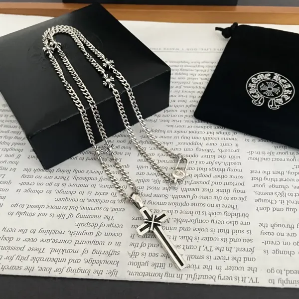 【2026】【CHROME HEARTS】ネックレス、新しいネックレス万能シンプルファッションオーナメント
