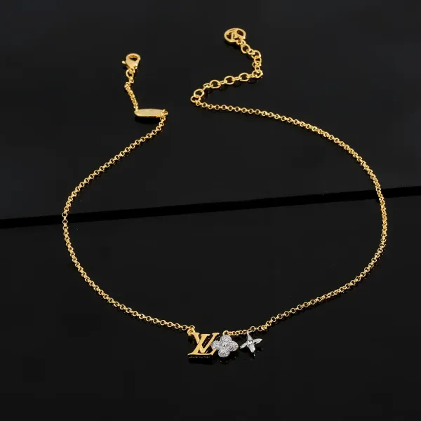 【2026】LV【LOUIS VUITTON】ネックレス、新しいネックレス万能シンプルファッションオーナメント