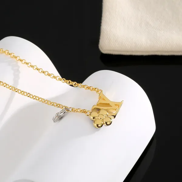 【2026】LV【LOUIS VUITTON】ネックレス、新しいネックレス万能シンプルファッションオーナメント