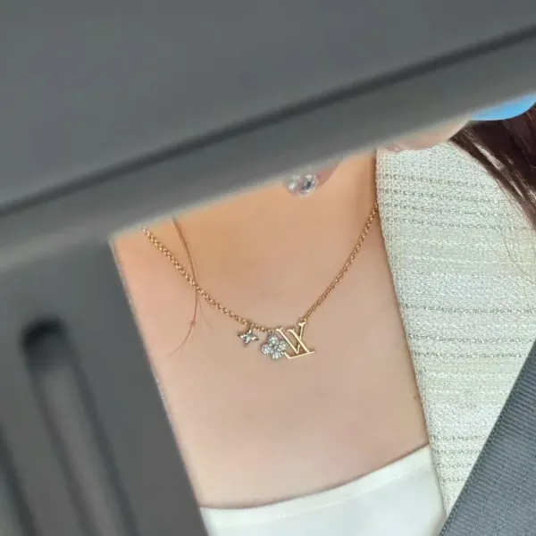 【2026】LV【LOUIS VUITTON】ネックレス、新しいネックレス万能シンプルファッションオーナメント