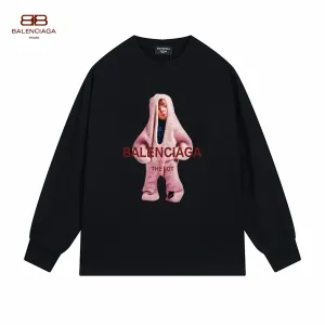 【2026】【BALENCIAGA  公式旗艦店】バレンシアガ  丸首の衛衣 スウェットご好評に付き再入荷！