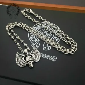 【2026】【CHROME HEARTS】ネックレス、新しいネックレス万能シンプルファッションオーナメント