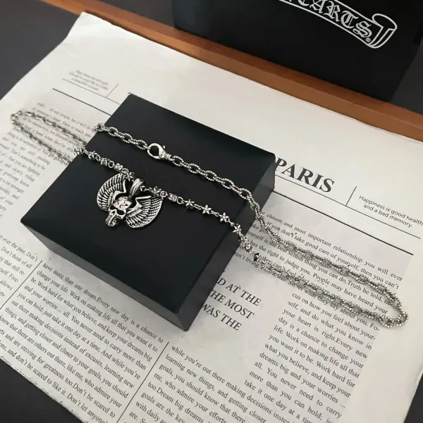 【2026】【CHROME HEARTS】ネックレス、新しいネックレス万能シンプルファッションオーナメント