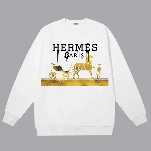 【2026】【HERMES 公式旗艦店】エルメス  丸首の衛衣 スウェットご好評に付き再入荷！
